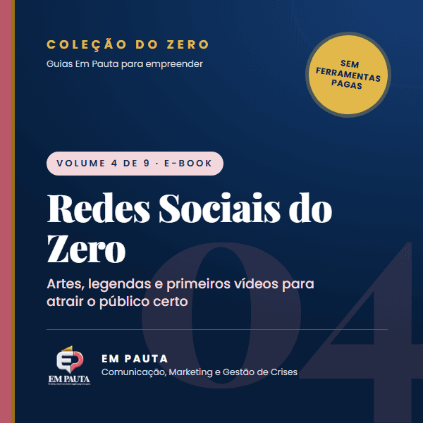 Capa do guia Redes Sociais do Zero