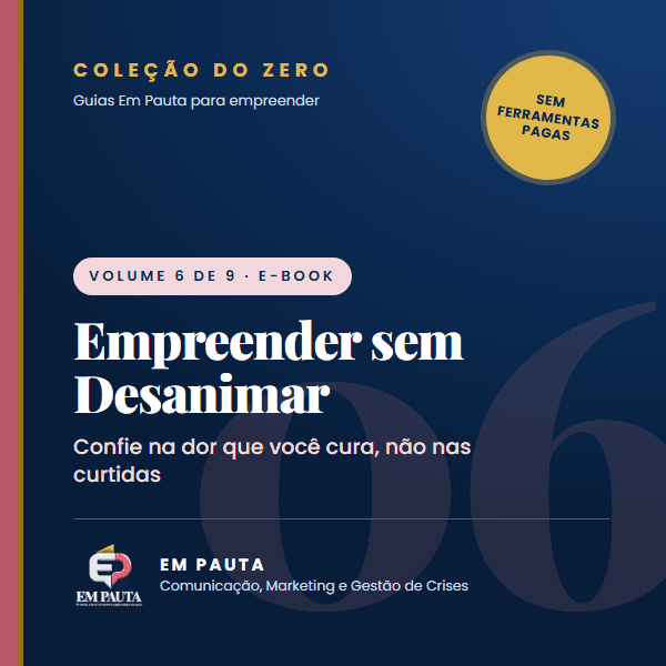 Capa do guia Empreender sem Desanimar
