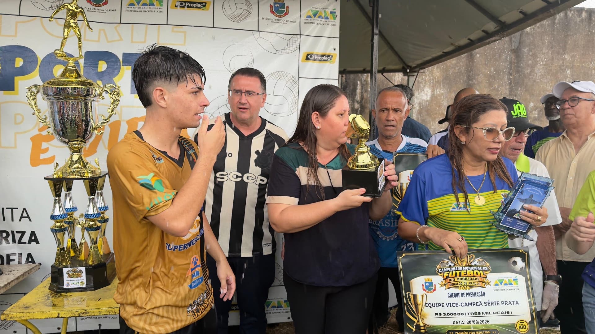Imagem 7 da matéria V.P. Shock e Grêmio Vera Cruz são campeões do Municipal de Avaré, que distribuiu R$ 19 mil em premiações