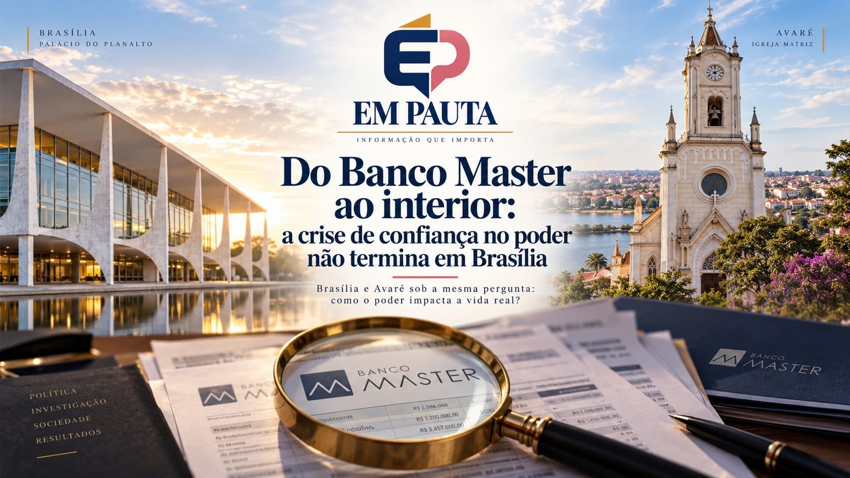 Do Banco Master ao interior: a crise de confiança no poder não termina em Brasília