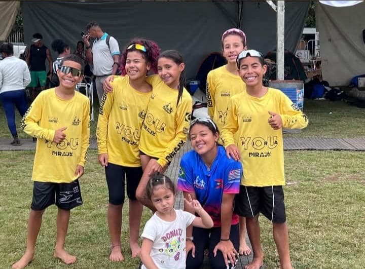 Imagem 2 da matéria Piraju conquista nove medalhas no Campeonato Brasileiro de Canoagem Velocidade em Lagoa Santa