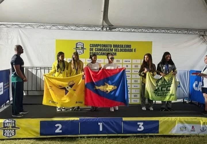 Imagem 8 da matéria Piraju conquista nove medalhas no Campeonato Brasileiro de Canoagem Velocidade em Lagoa Santa