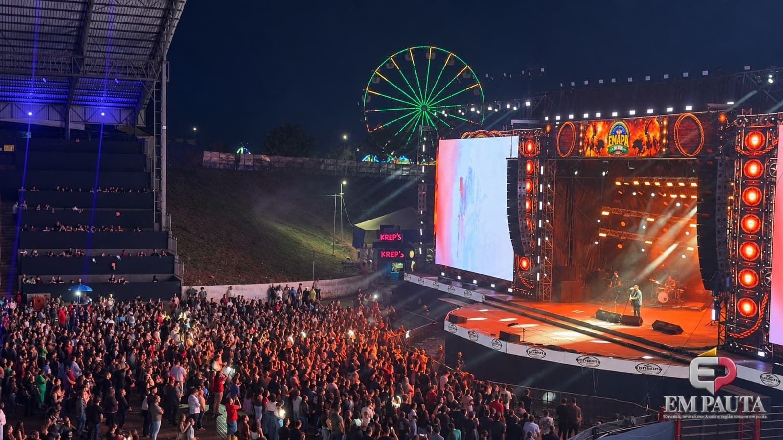 Imagem 1 da matéria Noite gospel reúne famílias e transforma público da 56ª EMAPA em grande coral