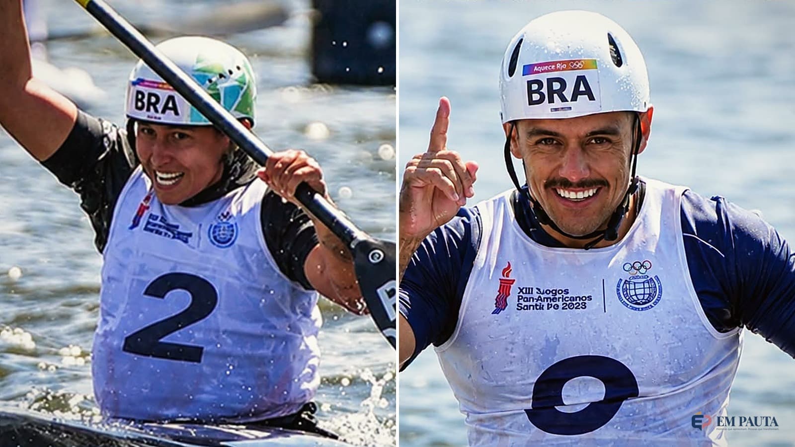 Piraju conquista ouro e bronze na canoagem slalom dos Jogos Sul-Americanos