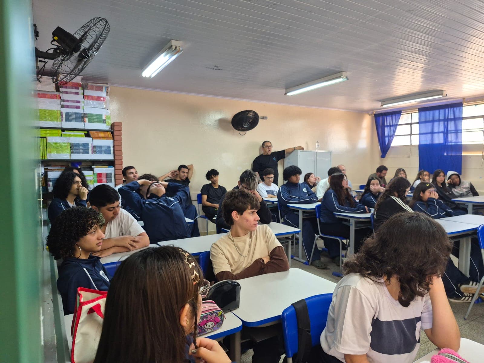 Imagem 3 da matéria Delegada leva prevenção à violência para estudantes de três escolas estaduais