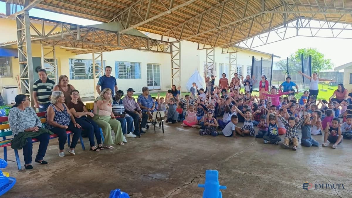 Emoção que contagia: Semana da Criança no CEI Maria Isabel é marcada por alegria, integração e encontro especial entre gerações
