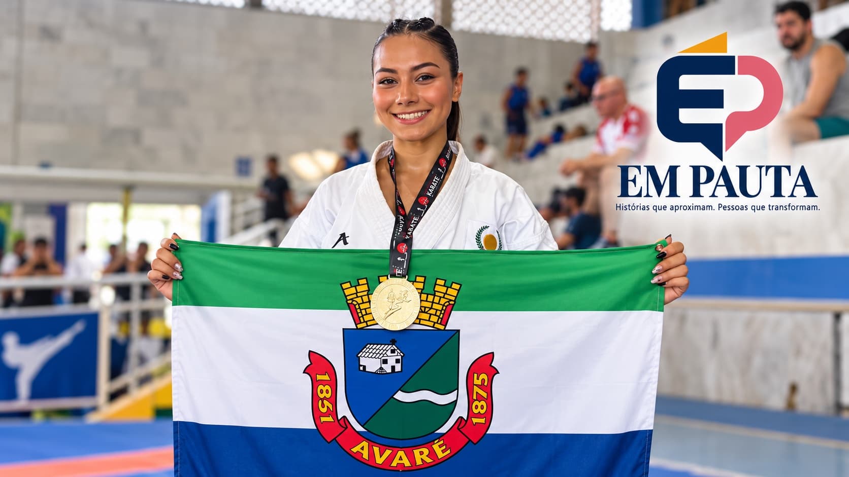 Aos 18 anos, Yasmin Collela conquista título brasileiro no Rio e se destaca como revelação do karatê de Avaré