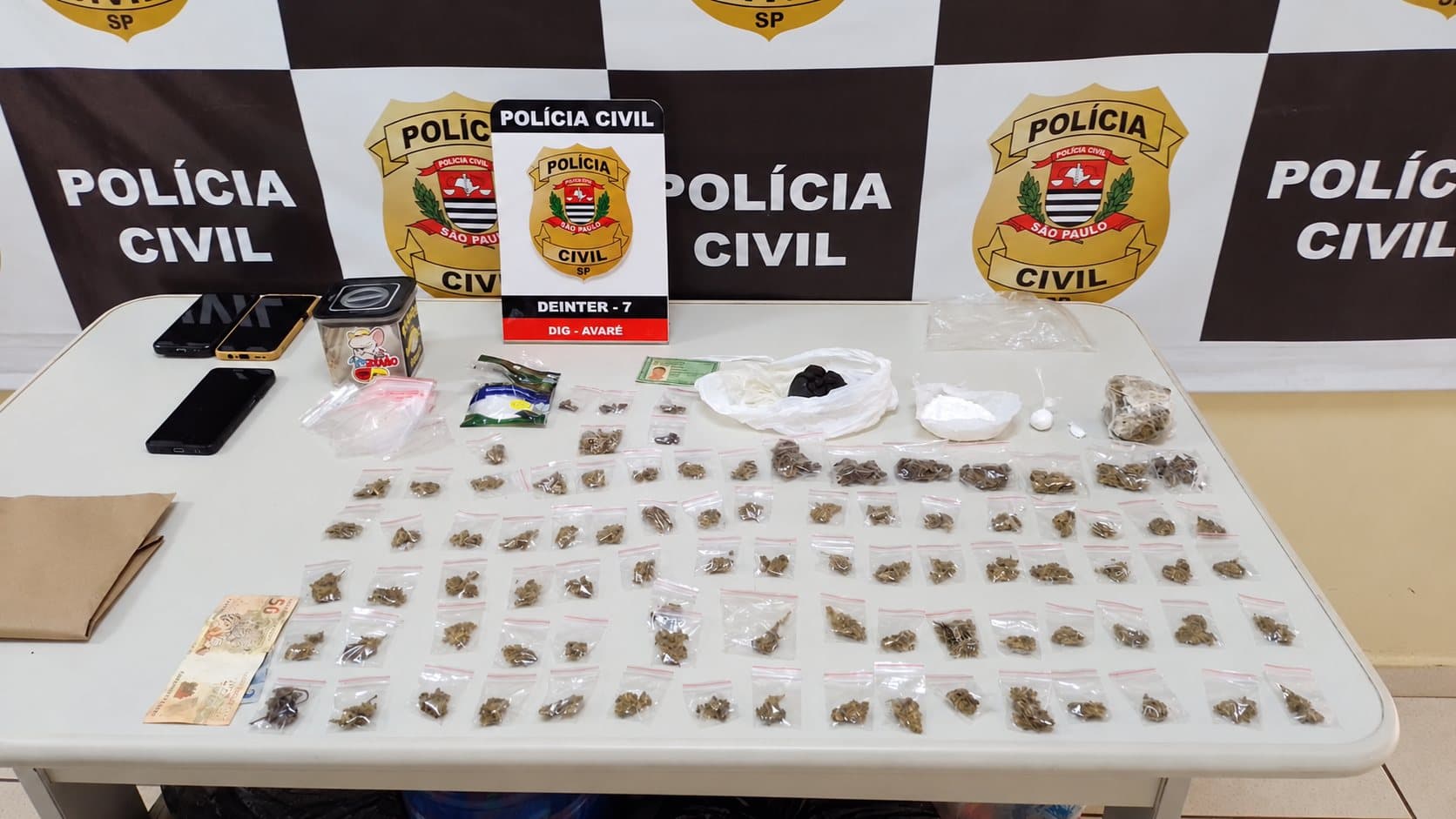 Apreensão de drogas em Avaré alerta para os impactos do tráfico na segurança e na vida das famílias