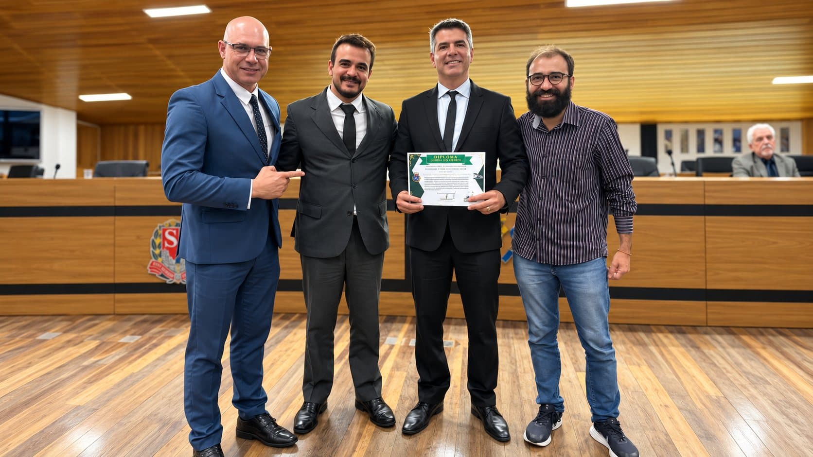 Cartório da 17ª Zona Eleitoral de Avaré recebe Diploma de Honra ao Mérito da Câmara Municipal